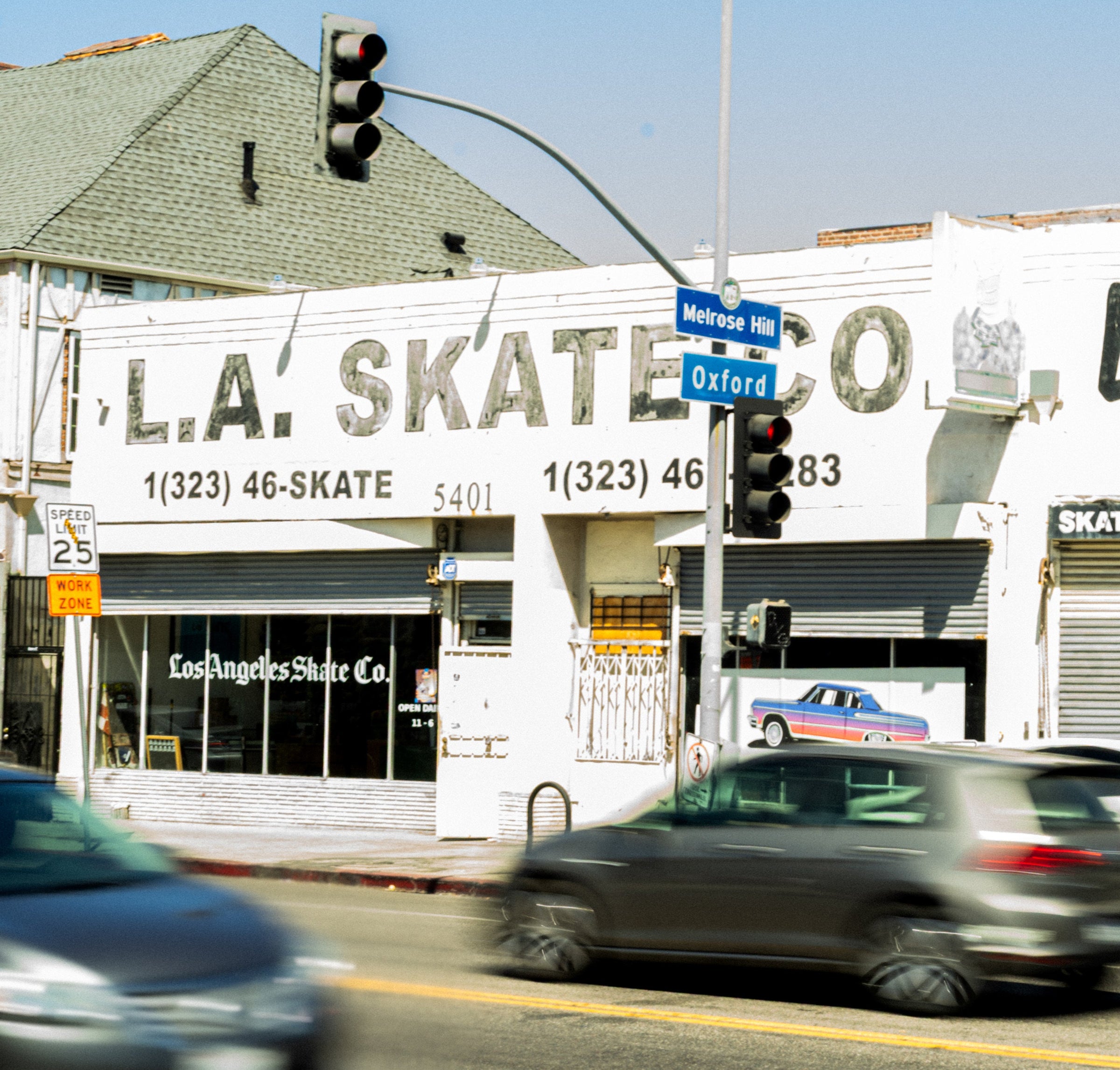 LA Skate Co storefront at 5401 Santa Monica Blvd